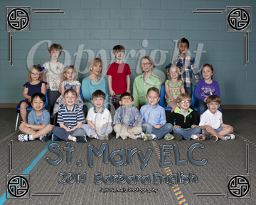 14006 St. Mary ELC Class group portraits