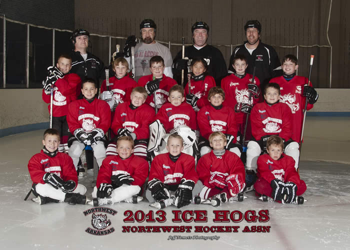13024 NWA Ice Hogs Hockey Mites Team